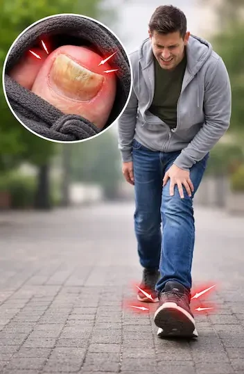 sieht aus wie nagelpilz ist aber keiner